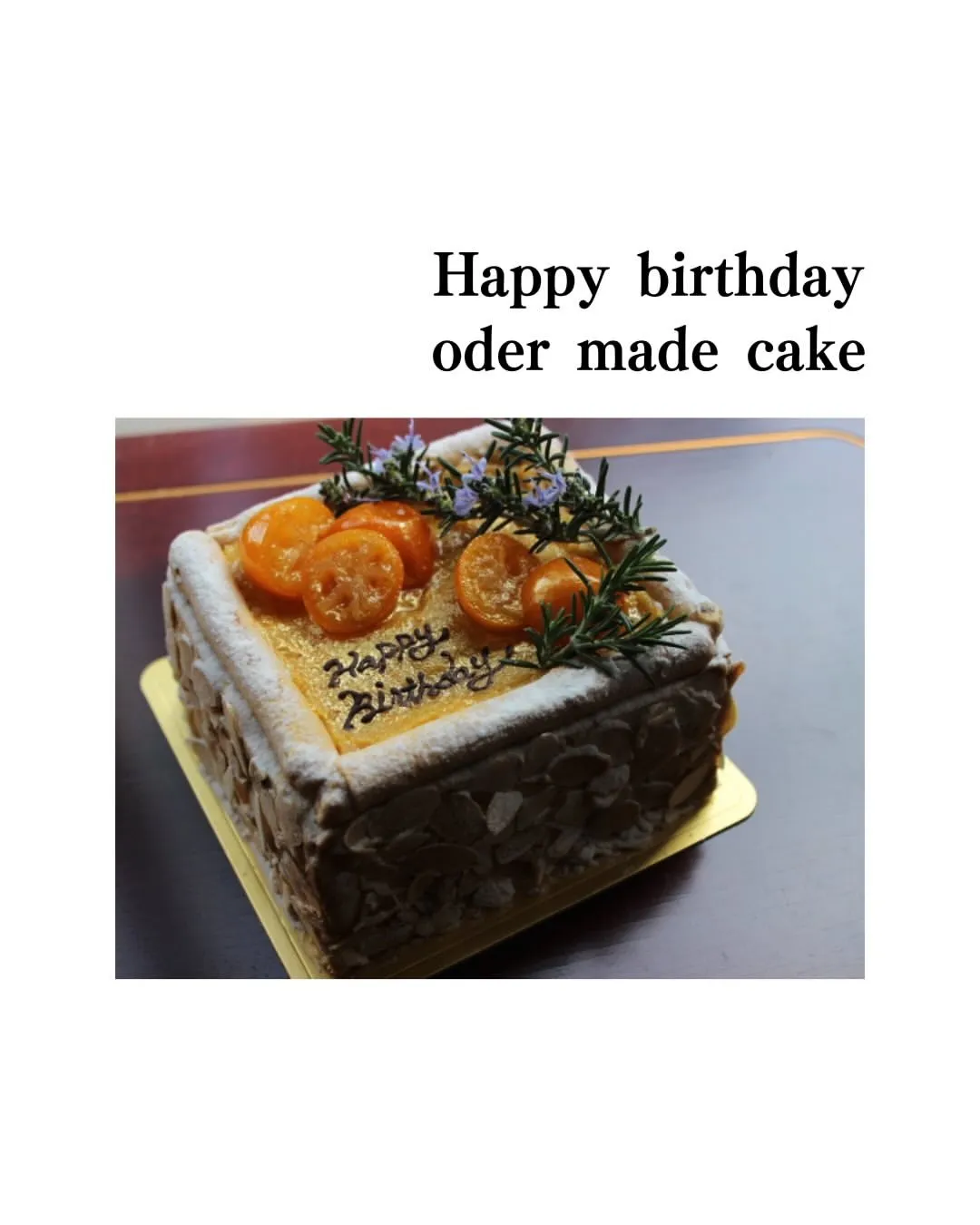 オーダーメイドケーキ